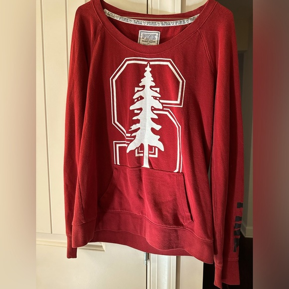 PINK Victoria's Secret Sweaters - Victoria’s Secret PINK Collegiate Collection Stanford Pullover Size L